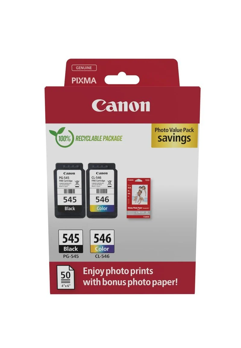 Canon 8287B008 cartuccia d'inchiostro 2 pz Originale Nero, Ciano, Magenta, Giallo [8287B008]