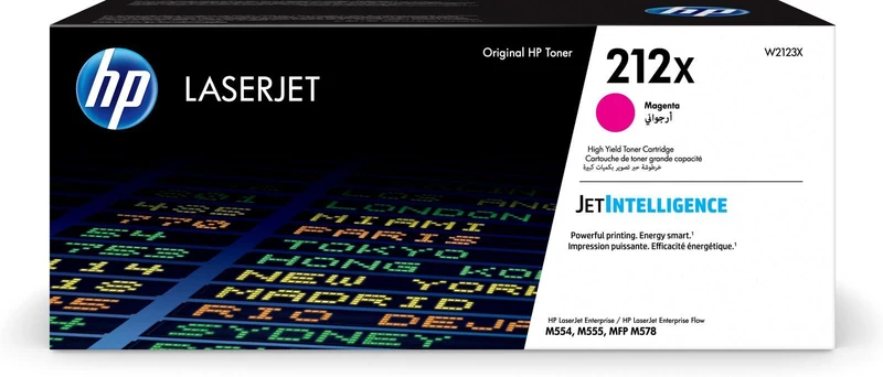HP Cartuccia toner magenta originale LaserJet 212X ad alta capacità [W2123X]