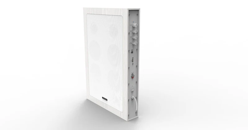 Empire Media HS.QUADROMIC set di altoparlanti 140 W Universale Bianco 2.0 canali [HS.QUADROMIC]