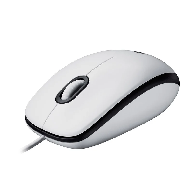 Logitech M100 mouse a filo (bianco) [910-006764]