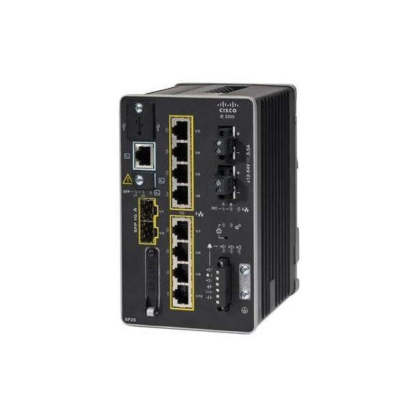 Cisco IE-3200-8P2S-E switch di rete Gestito L2 Fast Ethernet (10/100) Supporto Power over Ethernet (PoE) Nero [IE-3200-8P2S-E]