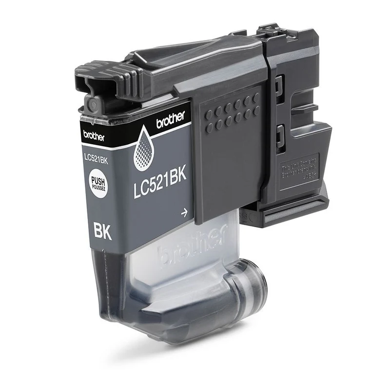 Brother LC521BK cartuccia d'inchiostro 1 pz Originale Nero [LC521BK]