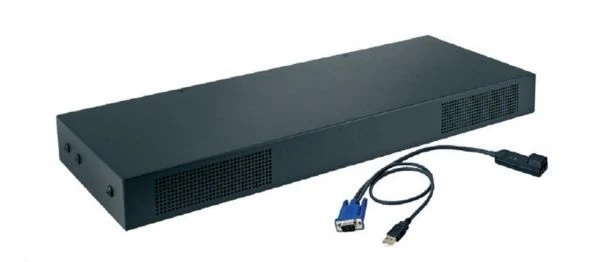 Lenovo 1754A1X switch per keyboard-video-mouse (kvm) Montaggio rack Nero [1754A1X]