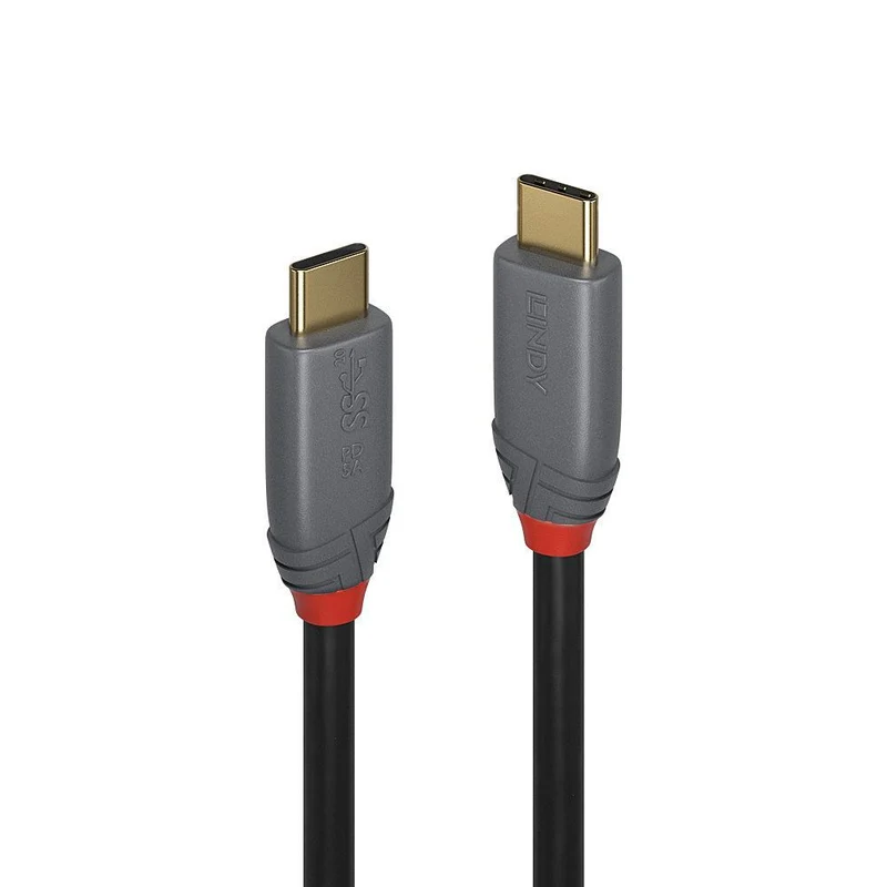 Lindy 36900 cavo USB 0,5 m USB C Nero, Grigio [LINDY36900]