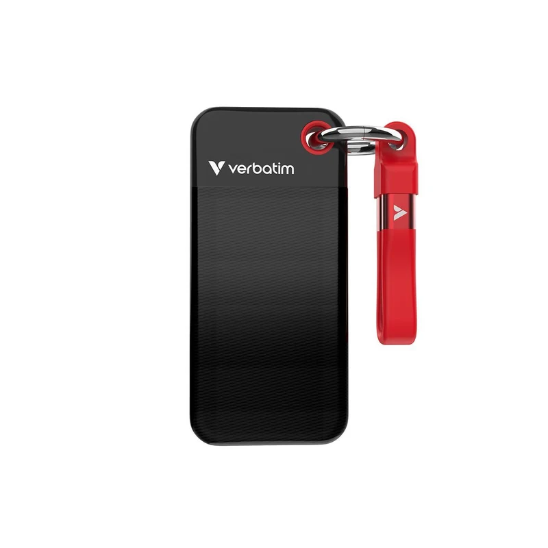 Verbatim Pocket SSD 1 TB USB tipo-C 3.2 Gen 2 (3.1 Gen 2) Nero, Rosso [32192]