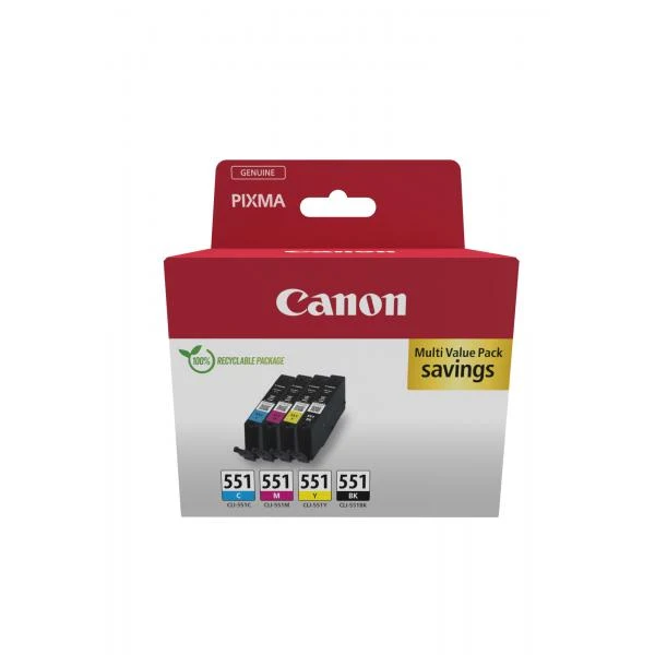 Canon 6509B015 cartuccia d'inchiostro 1 pz Originale Nero, Ciano, Magenta, Giallo [6509B015]