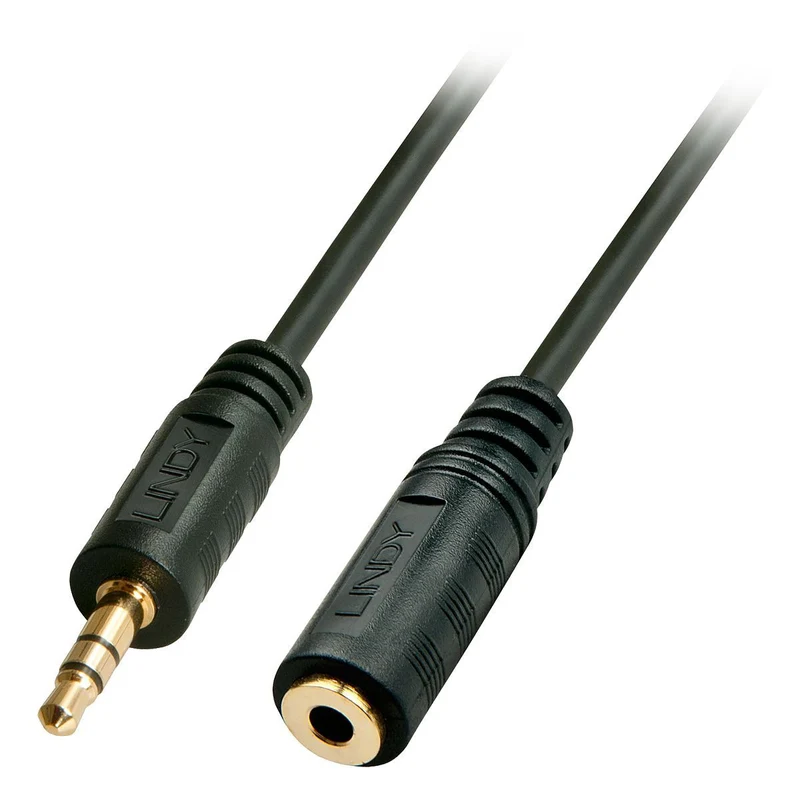 PROLUNGA AUDIO STEREO 3.5MM M/ 3.5MM F, 5M [LINDY35654.]