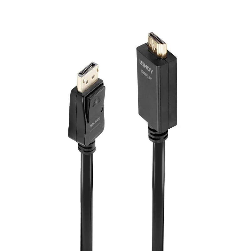 Lindy 36921 cavo e adattatore video 1 m DisplayPort HDMI tipo A (Standard) Nero [LINDY36921]