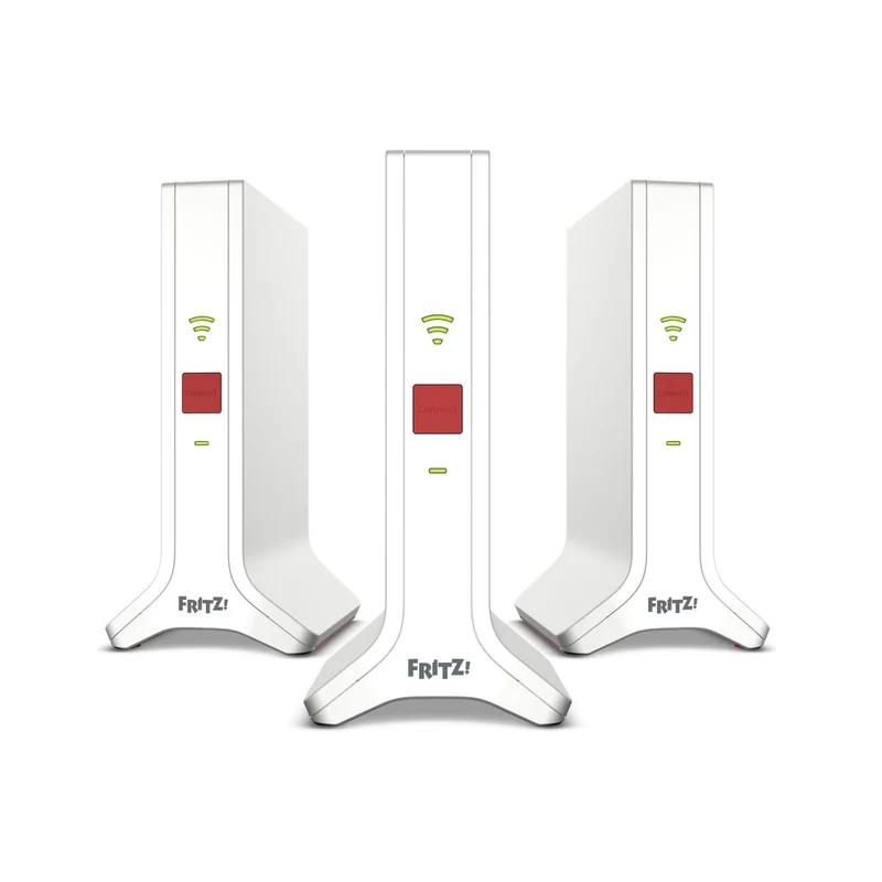 Mesh Set 20003109 sistema Wi-Fi Mesh Dual-band (2.4 GHz/5 GHz) Wi-Fi 6E (802.11ax) Rosso, Bianco 2x2/4x4 [20003109]