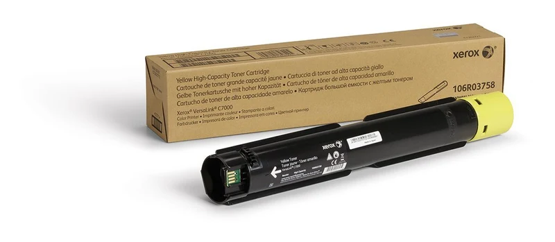 Xerox Cartuccia toner Giallo a Alta capacità da 10100 Pagine per Stampante a colori VersaLink C7000 (106R03758) [106R03758]