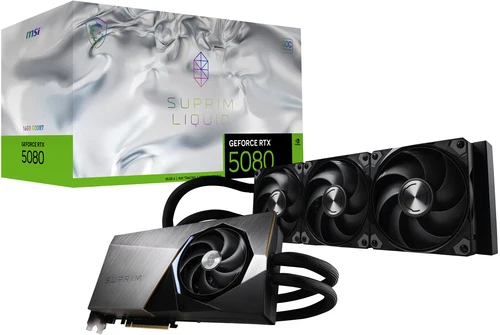 MSI VGA GEFORCE RTX 5080 16G SUPRIM LIQUID SOC [RTX508016GSUPRIMLIQUIDSOC]