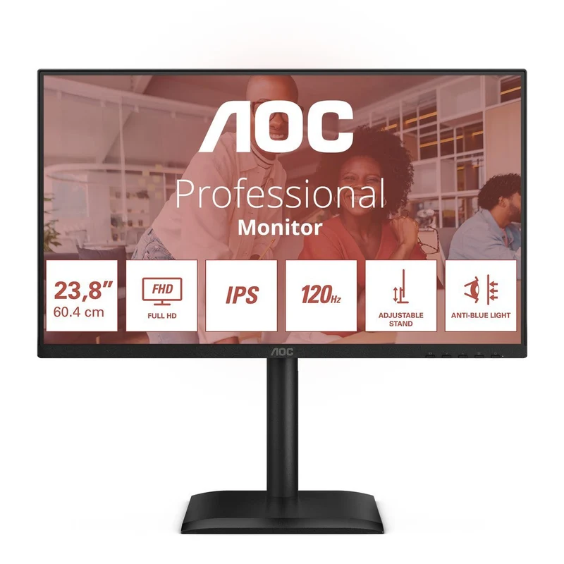 AOC 24E4U Monitor PC 60,5 cm (23.8") 1920 x 1080 Pixel Full HD LED Nero [24E4U]