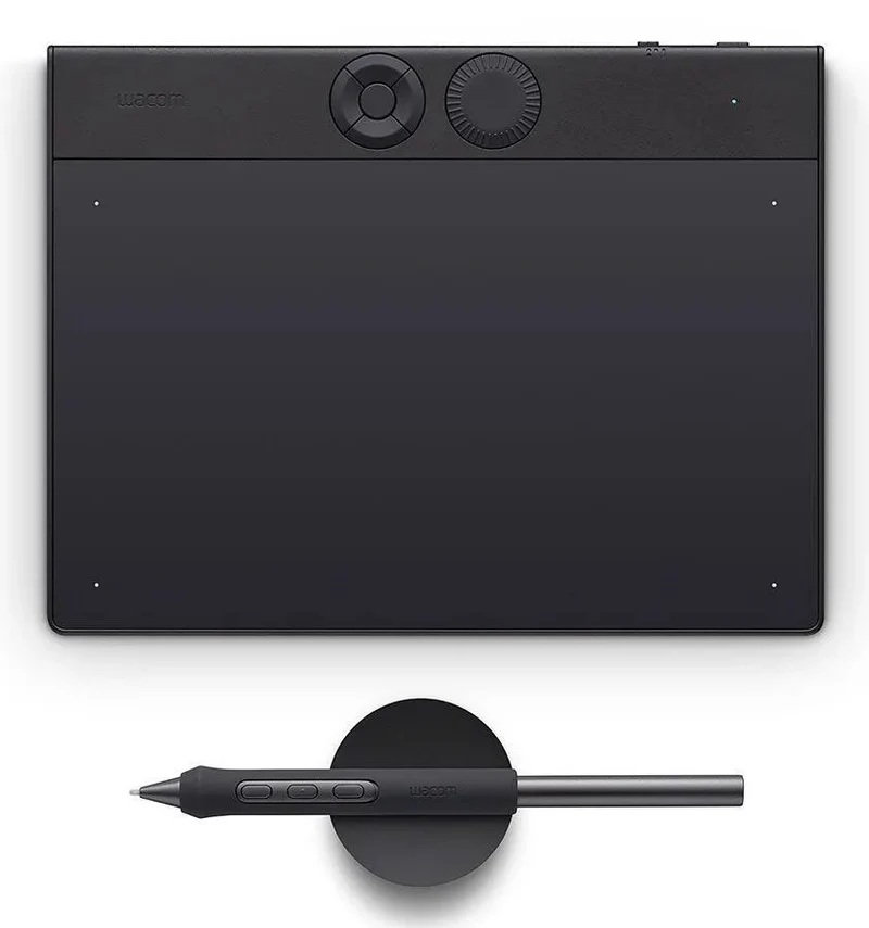 Wacom Intuos Pro Small 2025 tavoletta grafica Nero 187 x 105 mm USB/Bluetooth [PTK470K0B]