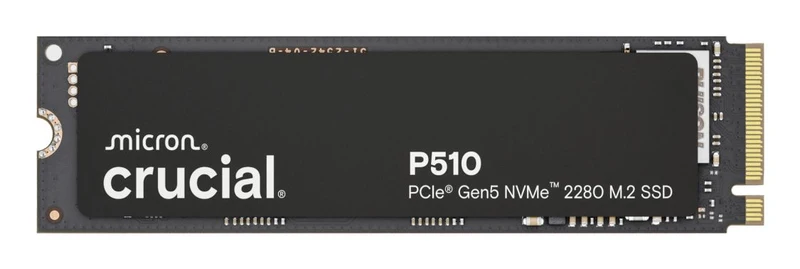 CRUCIAL P510 1TB PCIE M.2 GEN5 2280 SSD [CT1000P510SSD8]