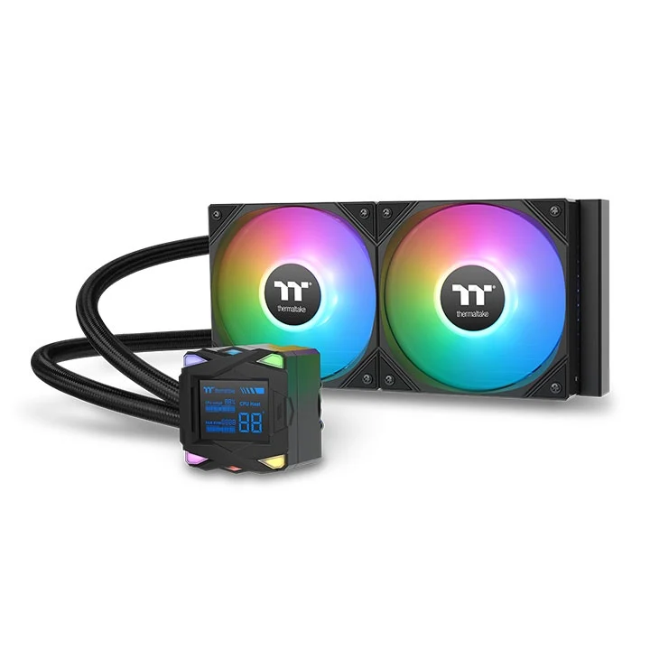 Thermaltake LA240-S ARGB Scheda madre Kit di raffreddamento a liquido 12 cm Nero 1 pz [CL-W461-PL12SW-A]