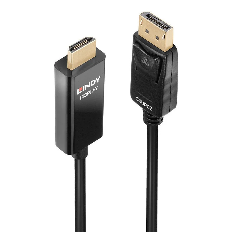 Lindy 40928 cavo e adattatore video 5 m DisplayPort HDMI tipo A (Standard) Nero [LINDY40928]