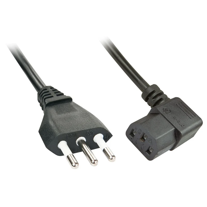 Lindy 30346 cavo di alimentazione Nero 2 m Accoppiatore C13 [LINDY30346]