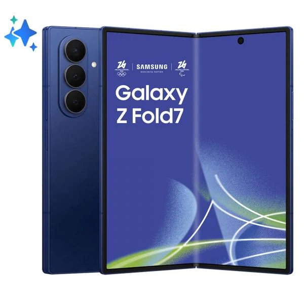 Samsung Galaxy Z Fold7 Smartphone AI, RAM 12GB, 512GB, Display 6,5"/8", Camera 200MP, Batteria a lunga durata, Blue Shadow [SM-F966BDBCEUE]