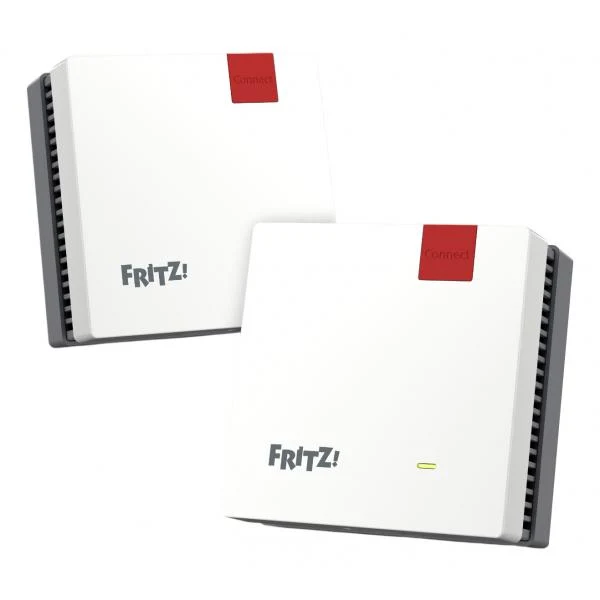 Mesh Set 20003126 sistema Wi-Fi Mesh Dual-band (2.4 GHz/5 GHz) Wi-Fi 6 (802.11ax) Rosso, Bianco Interno [20003126]