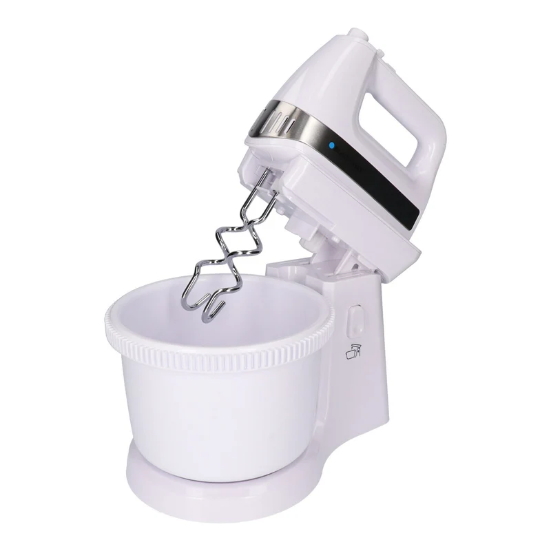 Impastatrice manuale a vasca rotante 3L Blaupunkt 750W 5 velocità Ganci per impasto Cottura