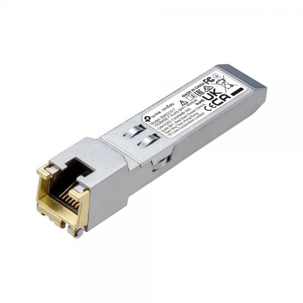 TP-Link - TSM5310-T - 10GBASE-T RJ45 SFP+ Module, 10Gbps RJ45 Copper Transceiver, Plug and Play with SFP+ Slot, Support DDM (Temperature and Voltage), Up to 30 m Distance (Cat6a or above) [SM5310-T]