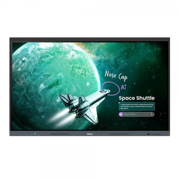 BenQ RE6505E lavagna interattiva 165,1 cm (65") 3840 x 2160 Pixel Touch screen Nero USB [RE6505E]