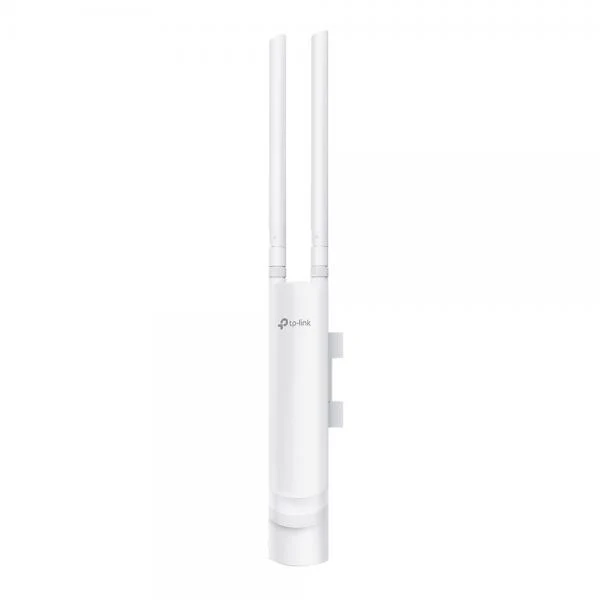 TP-Link - EAP225-Outdoor - AC1200 Dual Band Outdoor Access Point, Qualcomm, 867Mbps at 5GHz + 300Mbps at 2.4GHz, 1 Gigabit LAN, 802.3af PoE and Passive PoE, 2 External Antennas, IP65 Weatherproof, MU- [EAP225-Outdoor]