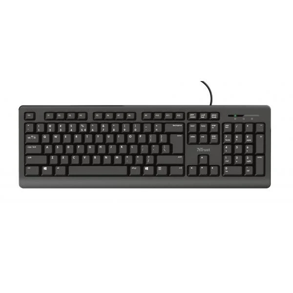 Trust Primo tastiera USB QWERTY Inglese Nero [23893]