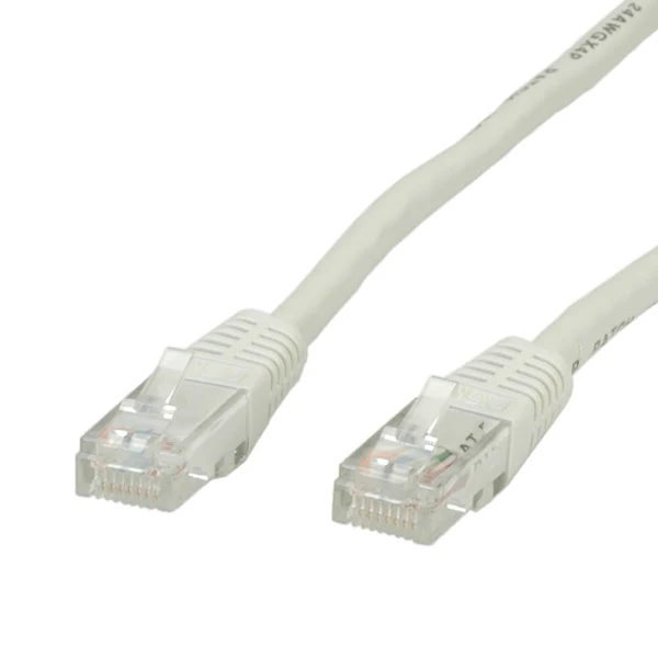 VALUE CAVO DI RETE UTP PATCHCORD CAT.5E/CLASS D, GRIGIO, 1M [21.99.0501]