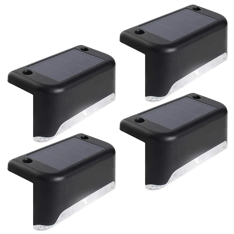 4x Maclean IP44, 4000K, Ni-MH 100 mAh, 80x45x45mm, sensore crepuscolare MCE319 lampada solare da esterno Patio, Balcone