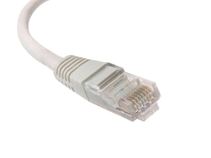 Cavo di rete UTP LAN CAT6, terminato con connettori RJ45, grigio - 5,0m