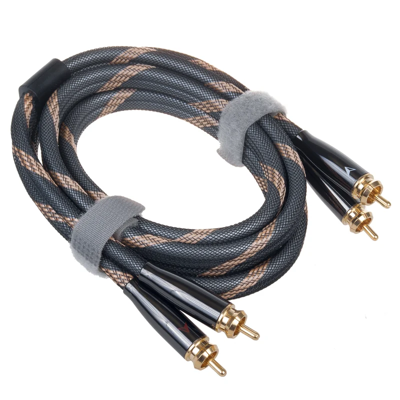Cavo di collegamento audio HQ 2x CINCH-CINCH lunghezza 1,5 m