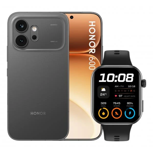 Honor HOR6005G82565+W smartphone 16,7 cm (6.57") Doppia SIM Android 16.0 5G USB tipo-C 8 GB 256 GB 6400 mAh Nero [0166460311]