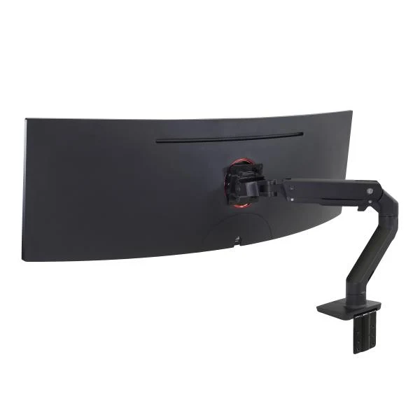 Ergotron HX Desk Monitor Arm - HD Pivot - Max. 49 inch screen - Matte Black [45-647-224]