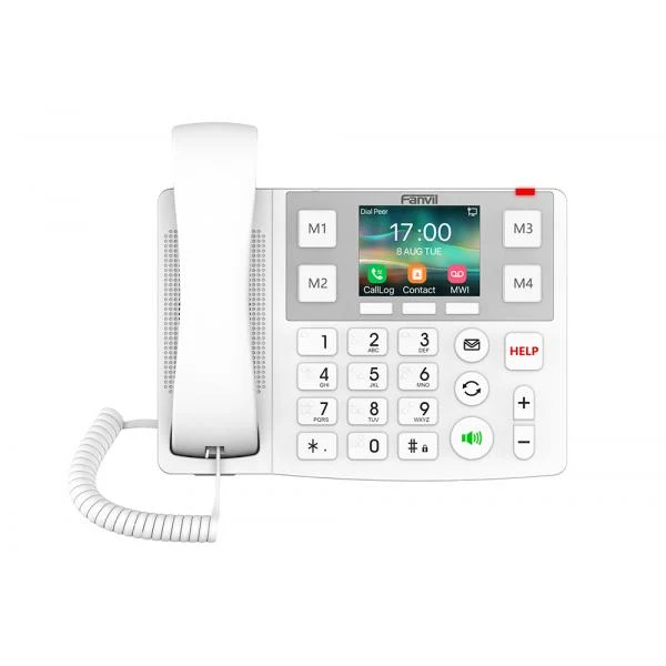 FAN-X305 - Telefono IP PoE per persone anziane e ipovedenti - Alimentatore non incluso [FAN-X305]