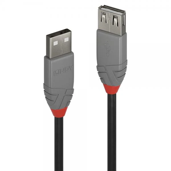 LINDY Prolunga USB 2.0 Tipo A Anthra Line, 0.5m [36701]
