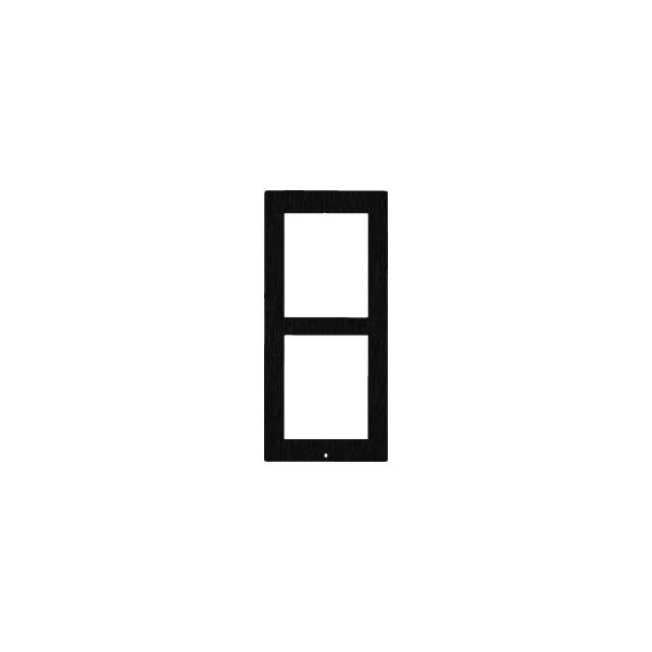 2N IP Verso - Frame for surface installation, 2 modules - black [9155022B]
