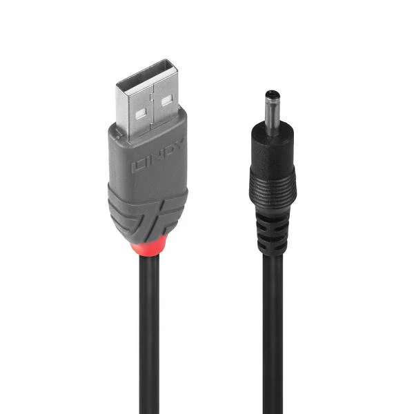 LINDY CAVO USB MASCHIO A DC 1.35/3.5MM, 1.5M [70266]