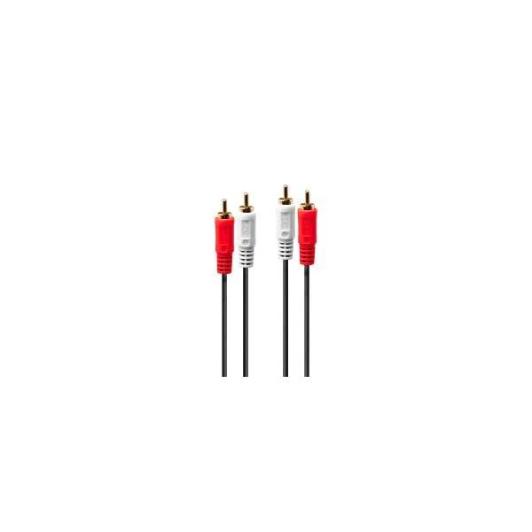 LINDY CAVO AUDIO STEREO 2X RCA MASCHIO/MASCHIO, 1M [35660]