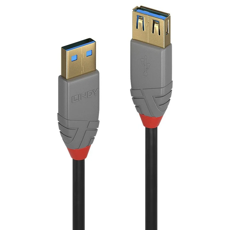 Lindy Prolunga USB 3.2 Tipo A, Anthra Line, 1m [LINDY36761]
