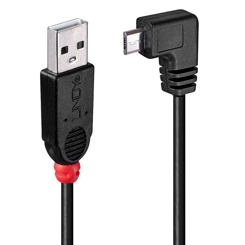 Lindy 31975 cavo USB USB 2.0 0,5 m USB A Micro-USB B 0,48 Gbit/s Nero [LINDY31975]