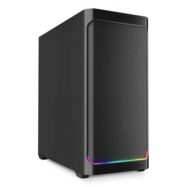 Sharkoon AK4 RGB STRIP Midi Tower Nero [AK4RGBSTRIPBLACK]