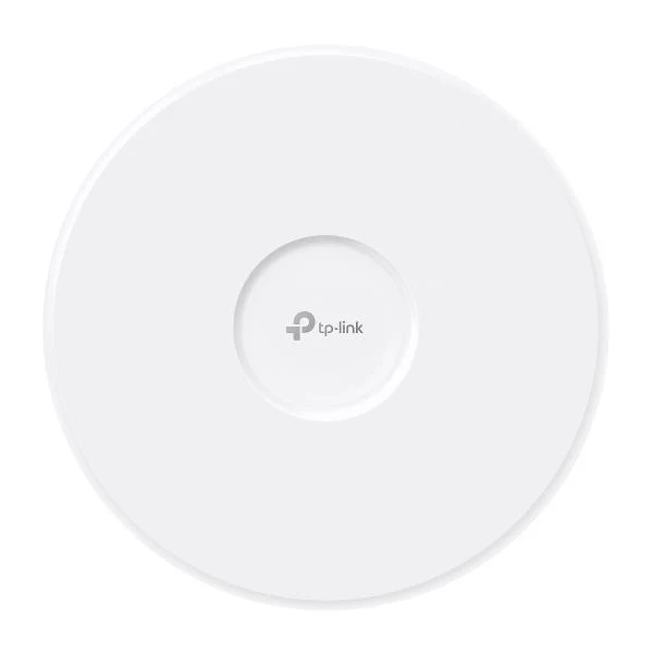 TP-Link - EAP783 - Omada BE19000 Ceiling Mount Tri-Band Wi-Fi 7 Access Point, 2x 10G RJ45 Port, 1148Mbps at 2.4 GHz + 5760 Mbps at 5 GHz+ 11520 Mbps at 6 GHz, 802.3bt POE++ and 12V DC (Power Adapter [EAP783]