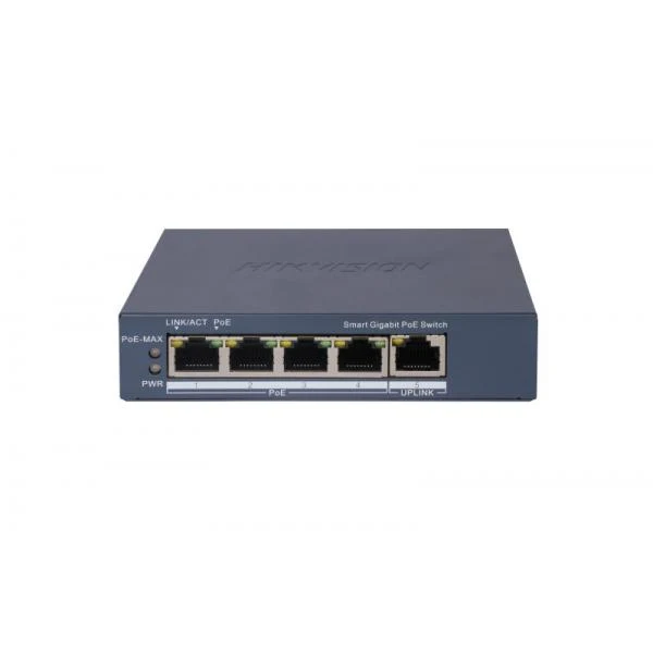 Hikvision DS-3E1505P-EI switch di rete Gestito Gigabit Ethernet (10/100/1000) Supporto Power over Ethernet (PoE) Grigio [DS-3E1505P-EI]