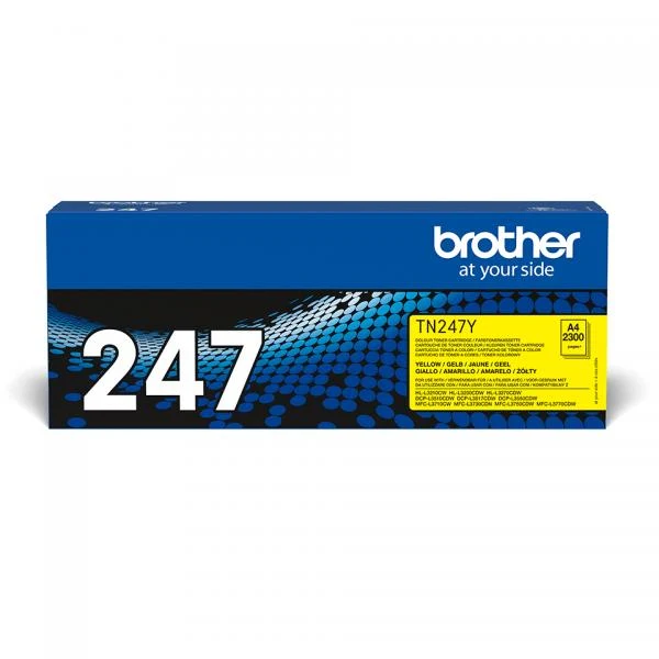 BROTHER TONER GIALLO 2300 PAG PER HLL3210CW / HLL3230CDW / HLL3270CDW / DCPL3550CDW / MFCL3730CDN / MFCL3750CDW / MFCL3770CDW [TN247Y]