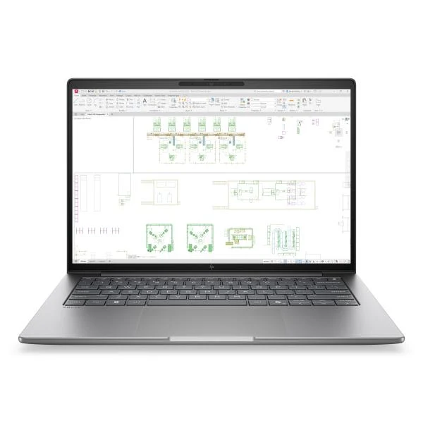 HP DK1M0ET laptop Copilot+ PC Intel Core Ultra 7 35,6 cm (14") WUXGA 24 GB DDR5-SDRAM 512 GB SSD Wi-Fi 7 (802.11be) Windows 11 Pro AI Workstation, AI PC Argento [DK1M0ET#ABZ]