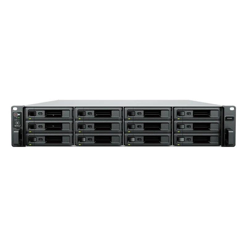 Synology UC3400 server NAS e di archiviazione Armadio (2U) Intel Xeon D D-1541 8 GB DDR4 0 TB [UC3400]