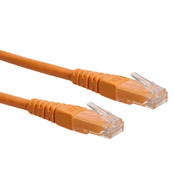 ROLINE CAVO UTP PATCHCORD CAT.6/CLASS E, ARANCIO, 0.3M [21.15.1517]