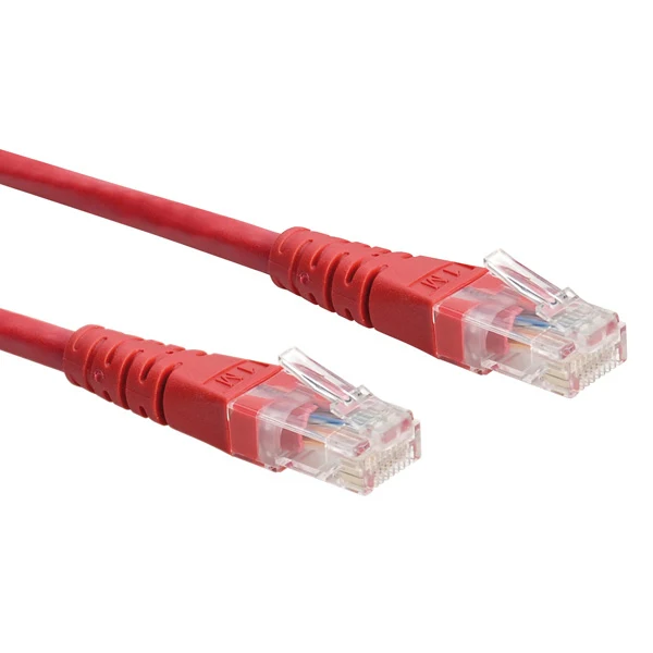 ROLINE CAVO UTP PATCHCORD CAT.6/CLASS E, ROSSO, 0.3M [21.15.1511]