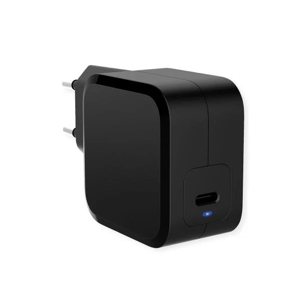 VALUE CARICATORE DA PARETE 1 PORTA 45W NERO [19.99.1095]